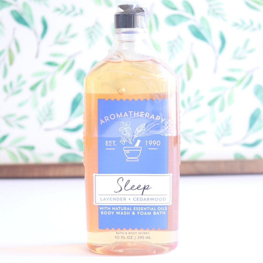 BBW | Sleep Lavender & Cedarwood Essential Oil Foaming Body Wash NWT | 10 fl oz